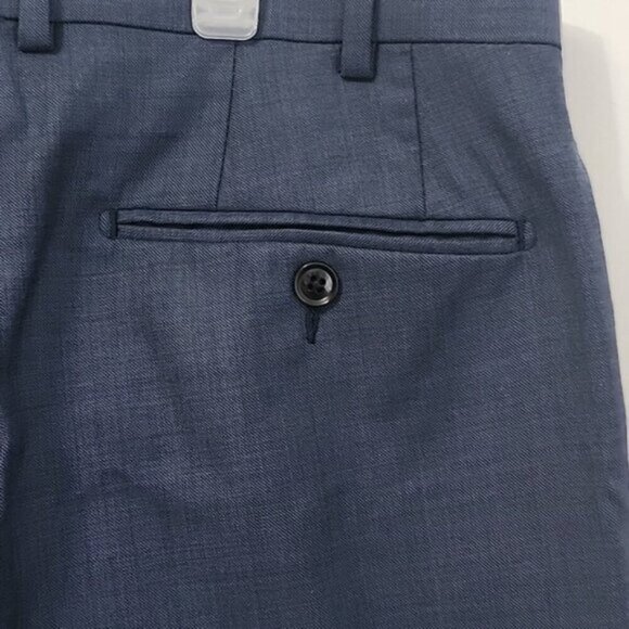 Calvin Klein Dress Suit Pants Blue 36W x 30L 36Wx30L b164 - Picture 5 of 16